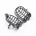 thumbnail image 3 of 10 pc Brass Rack Plating Cage Pendants For Chime Ball Pendant Necklaces Making Lead Free & Cadmium Free Birdcage Brushed Antique Bronze 35x25x20.5mm Hole: 4x7mm Inner: 17.5x20.5mm, 3 of 3