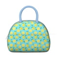 thumbnail image 2 of Fresh Lemon Print Lunch Box – Insulated Tote for Women with Cute Yellow Fruit & Flowers, Leakproof, Durable, and Perfect for Work or Vintage Summer Outings, 2 of 6