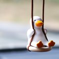 thumbnail image 1 of Lindo colgante de pato oscilante,Adornos de coche de pato oscilante,Adornos de espejo retrovisor de coche de pato oscilante, regalos de cumpleaños, decoración, colgante para coche, 1 of 5