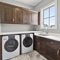 thumbnail image 2 of Transolid PF7509B Kitchen/Laundry Faucet with Dual Spray and Flex Neck in White, 2 of 10