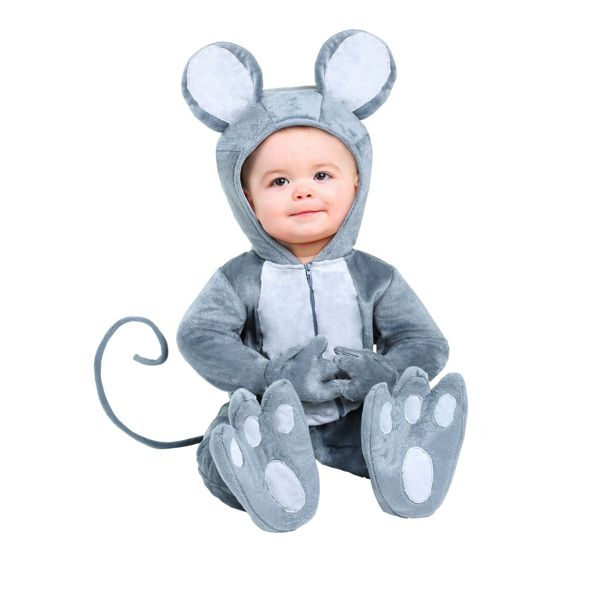 Fun Costumes Baby Mouse Infant Costume Grey