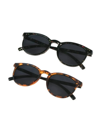 1 Pair Sunglasses Black Classic Frame Sun Shades Glasses Dark Lens