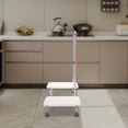 thumbnail image 4 of Shower Step Stool Handle for Elderly 2 Steps Medical Foot Step Stool Bedroom Bathroom (Heavy Duty 220 Lbs Support), 4 of 7
