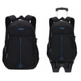 thumbnail image 2 of Rolling Backpack Waterproof Carry-on Fashion Wheeled Backpack Rolling Bookbag, 2 of 10