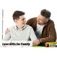 thumbnail image 4 of THEMEROL Men Bracelets Beaded Strechable Bracelet for Dad Birthday Gifts Fathers Day from Daughter Best Dad Ever Who Have Everything Wants Nothing, 4 of 5