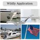 thumbnail image 4 of Boat Cleat, 2 1/2 in 6 inch Dock Cleat 316 Stainless Steel Marine Grade, Rope Cleat -Include Mounting Screws, 4 of 5