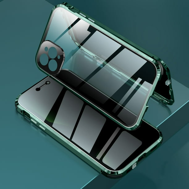 Alltyech Anti Peeping Magnetic Case For Apple Iphone 11 Pro Max 6 5 Inch Anti Spying Screen Protector Metal Frame Privacy Protection Bumper Adsorption Cover Case For Apple Iphone 11 Pro Max Green Walmart Com