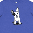 thumbnail image 4 of Inktastic B/W Frenchie (Darks) Youth T-Shirt, 4 of 5