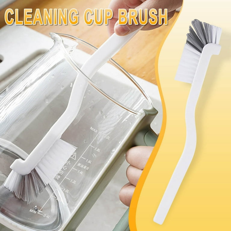 2Pcs Cleaning Brushes, Multi-Purpose Right Angle Brush Scrubbing Kitchen  Bathroom Deep Cleaning Edge Corner Crevices Grout Scrub Dish Pot Sink