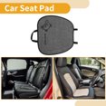 thumbnail image 3 of Ofertas Únicas 1 Pc 48x49cm Cojín Universal para Asiento de Automóvil - para Protección del Asiento de Conducción en Viajes en Coche Antideslizante - Lino Gris, 3 of 7