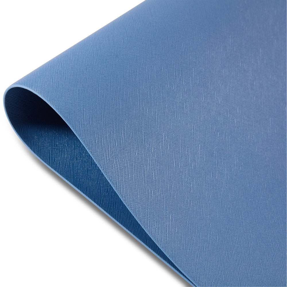 Ala Carte by Dainty Home Manhasset Saffiano Textured Faux Leather Placemats – Set of 4, Reversible, Non-Slip, Washable, Heat & Tear Resistant – 12x18 in Dining Table Mats