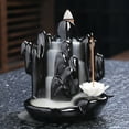 thumbnail image 7 of Walbest Retro Backflow Incense Burner Waterfall Handmade Ceramic Smoke Censer Handicraft Home Decor Ornament, 7 of 7