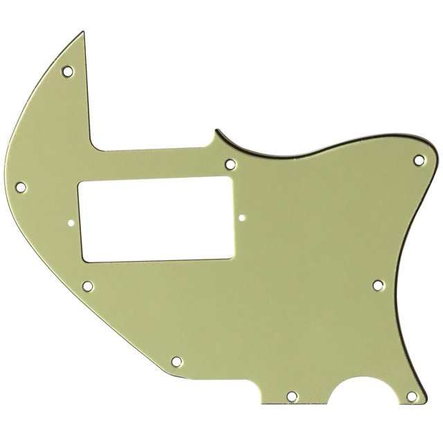 For Merle Haggard F Hole Telecaster PAF Style Guitar Pickguard Scratch Plate (3 Ply Vintage Green)