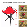 thumbnail image 4 of Silla Camping Portátil Plegable Rojo, 4 of 5