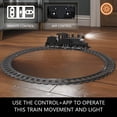 thumbnail image 4 of Mould King Shay-Type Steam Locomotive Building Set with LED Lighting, Remote/App Control Model Train Block Kit with Tracks, Engineering Toy Kit for Adults (880 PCS), 4 of 8