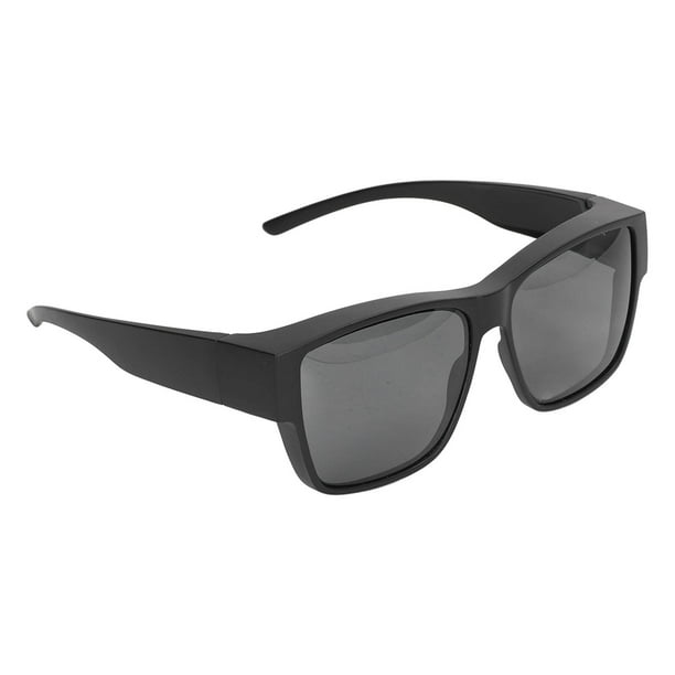 Sunglasses Fit Over Glasses, Easy To Wear UV Resistance Black
