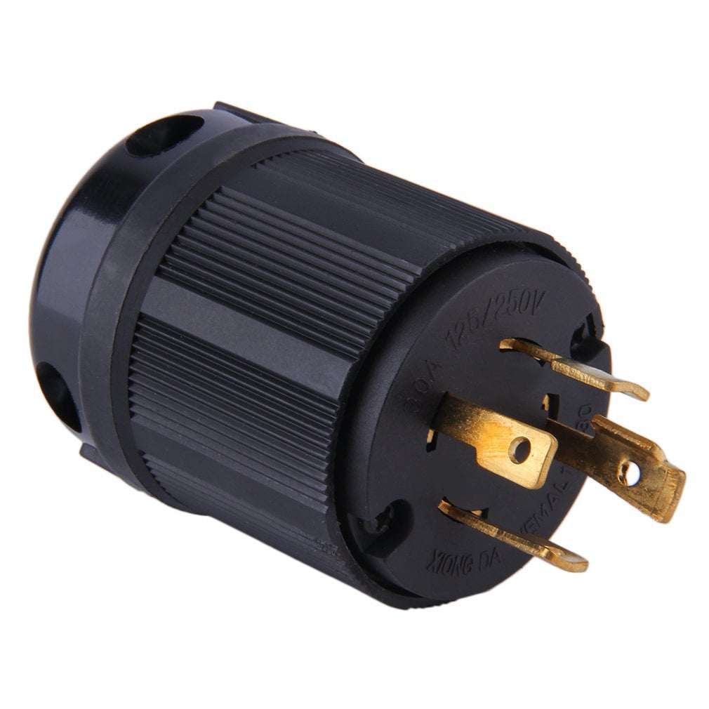 Outdoor Hot Power Locking NEMA L14-30P Twist-Lock Plug 30A 125-250V 4P 4W US GA