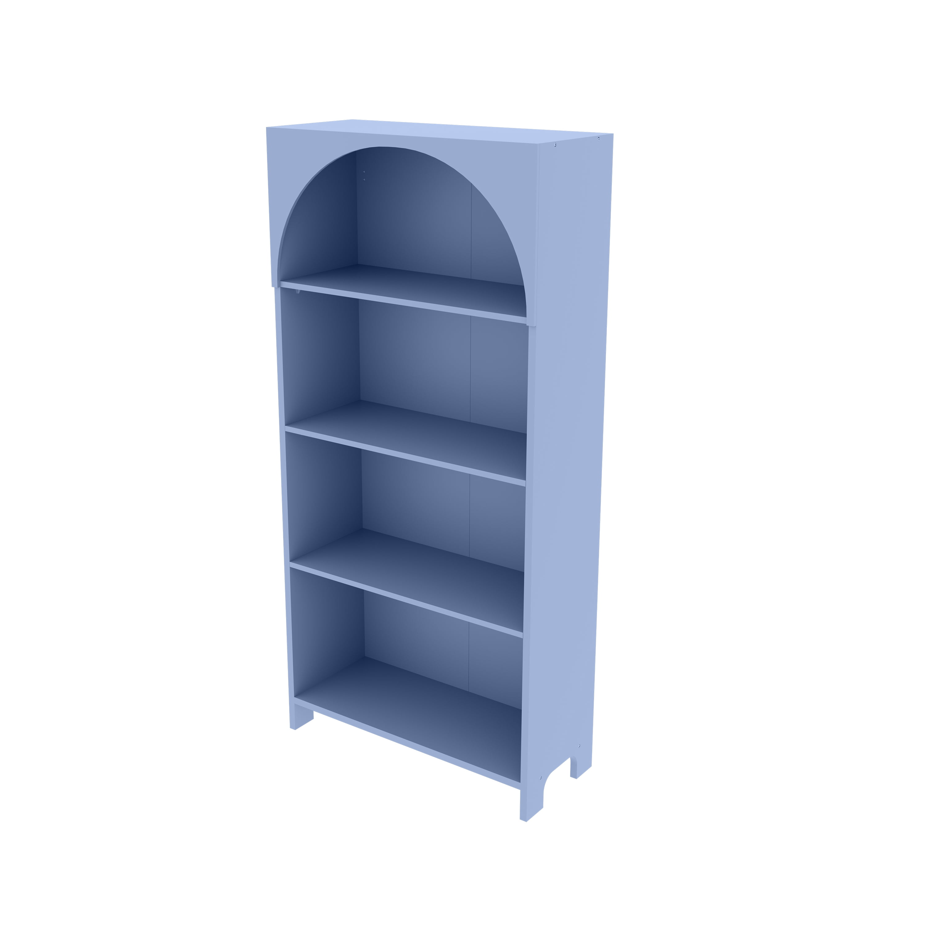 House of Happy Arched Bookshelf, Blue