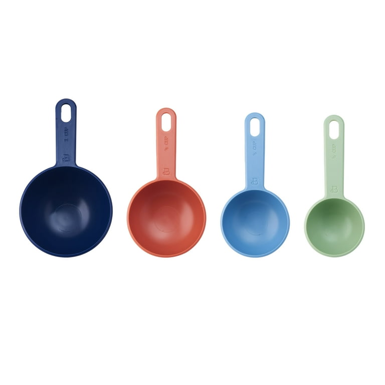 Beautiful Nesting Measuring Cups with Ring in Assorted Colors