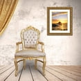 thumbnail image 3 of Talbot Frank, Christopher 15x17 Gold Ornate Wood Framed with Double Matting Museum Art Print Titled - Hawaii, Maui Sunrise over Three Palm Tree Island, 3 of 4