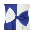 thumbnail image 6 of Girls Dress Color Block Contrast Bow Tie Everyday Party 4, 6 of 6