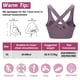thumbnail image 2 of Ropa interior deportiva para niñas, ropa interior deportiva con cordones cruzados, ropa interior de yoga de sujeción media con copas desmontables, se adapta a la parte inferior del busto de, 2 of 5