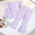 thumbnail image 7 of Hessimy Baby Boys' and Toddler Long Sleeve Top and Pants Snug Fit Cotton Pajama Sleepwear Set Toddler Girl Boy's pajama bottoms(Purple,18-24 Months), 7 of 7