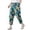 C-Green63, variant on Womens Boho Pants Casual Summer Tapered Harem Pants Elastic Waist Loose Fit Ankle Length Beach Trousers