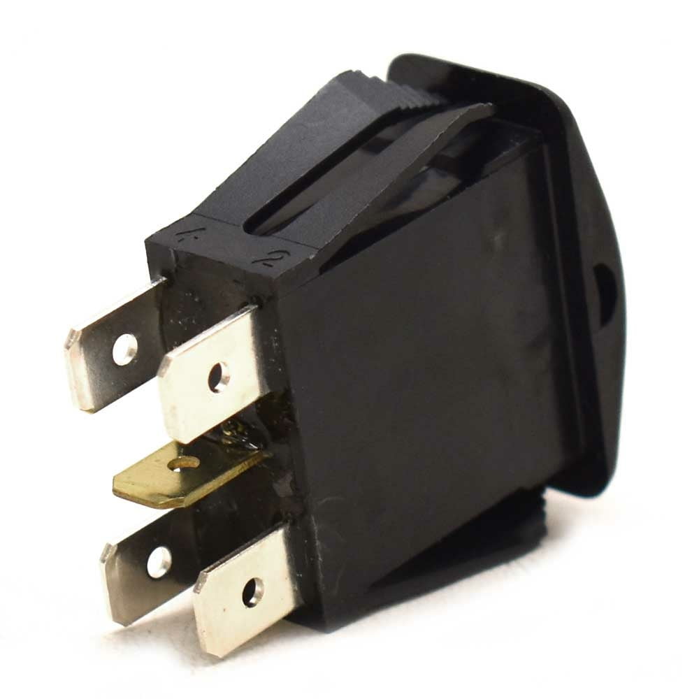 Otto On/Off/On Boat Rocker Switch K1ABFPEEFA | 5 Spade 125 Volt Lighted