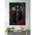 thumbnail image 2 of Santa Muerte Poster Wall Art, Modern Wall Decor For Living Room Bedroom, 8x12 UNFRAMED, 2 of 3