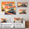 thumbnail image 4 of Designart "Yellow And Orange Reflections Of Adventure I" Cars Off-Road Canvas Art Print, 4 of 5
