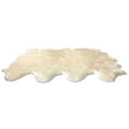 thumbnail image 5 of Soho Luxurious Faux Sheepskin Pelt Cream Shag Area Rug or Runner, 5 of 5