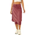 thumbnail image 2 of Women 20" Knee Length Tennis Skirt with Built in Legging Golf Skirts Skirted Legging with Pockets, 2 of 6