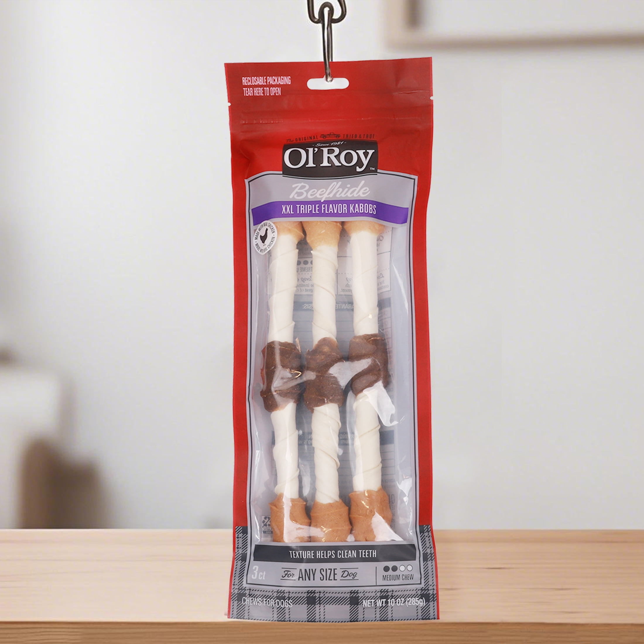 偉大な Ol'Roy Walmart.com - 3count Kabob XXL トイガン