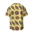 thumbnail image 4 of Goofa Bohemia Printed Men's Casual Short-sleeved Shirt,Lightweight Breathable Button-down,Summer Casual men's top,Versatile Fashion shirt-XX-Large, 4 of 7