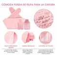 thumbnail image 4 of Bolsa De Agua Caliente Goma Con Cubierta De Cintura Y Funda Rosa, 4 of 5