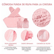 thumbnail image 4 of Bolsa De Agua Caliente Goma Con Cubierta De Cintura Y Funda Rosa, 4 of 5