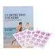 thumbnail image 1 of 108PCS Sunproof UV Stickers PVC and Color Changing Paper Sunny Patch UV Detection Stickers Flower Shape, 1 of 5