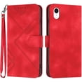 thumbnail image 2 of for iPhone XR Wallet Case,Card Holder Leather Kick-stand Flip Cases for iPhone XR,Wrist Strap,for iPhone XR Case Wallet,Magnetic Closure,Shockproof Protective Cover for iPhone XR (Red), 2 of 14