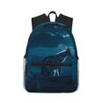 thumbnail image 1 of Fotbe Lonely Night Wolf Mochila Ligera Casual para Laptop para Hombres y Mujeres, Mochila Impermeable de Uso Diario, Mochila para Universidad, 1 of 6