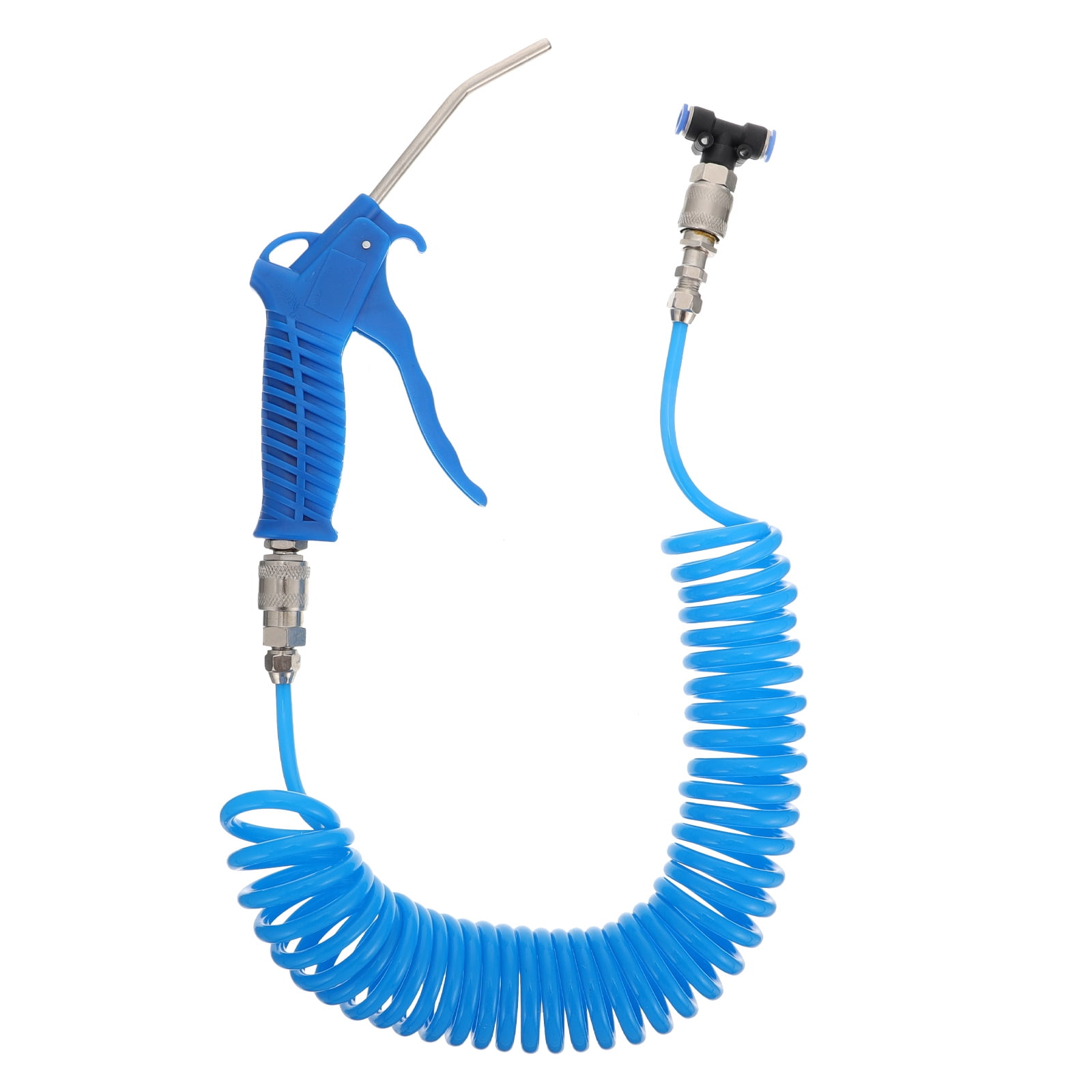 NUOLUX Building Cleaning Blower Air Duster Blue Coiled Hose 1 Set