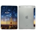 thumbnail image 3 of iPad 2nd 2011 3rd 4th Gen 2012-9.7 Inch [iPad 4 iPad 3 iPad 2 Old Model ] A1458 A1416 A1395 MC705LL/A MD328LL/A MD333LL/A MD510LL/A Smart Adjustable Stand Feature Printed Flip Case - Paris Night, 3 of 8
