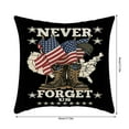thumbnail image 3 of Xihbxyly Funda de Cojín con La Bandera Estadounidense, Diseño Decorativo con Estampado a Doble Cara, Elegante Diseño con Cremallera Oculta, Poliéster Suave y Cómodo, Ideal para Usar En El Sofá Cama,, 3 of 6