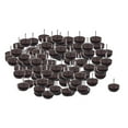 thumbnail image 1 of Deslizadores para muebles, deslizadores para sillas con clavos, almohadillas de fieltro, almohadillas para muebles utilizadas para sillas 25mm 200 piezas, 1 of 3