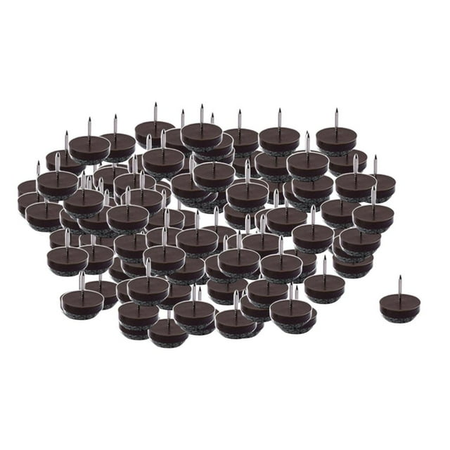 Deslizadores para muebles, deslizadores para sillas con clavos, almohadillas de fieltro, almohadillas para muebles utilizadas para sillas 25mm 200 piezas
