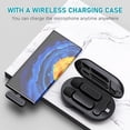 thumbnail image 3 of Mistaha Long Distance Wireless Microphone Set with Type-C Receiver and Charging Case - Black, 3 of 7