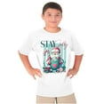 thumbnail image 4 of Christmas Santa Claus Stay Jolly Crewneck T Shirts Boy Girl Brisco Brands S, 4 of 6