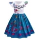 thumbnail image 3 of Disfraz de princesa para niña pequeña, disfraz de cosplay para niña, vestido largo de manga corta para actuación, 3 of 4