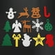 thumbnail image 5 of Wdftyju Elk no tejido copo de nieve muñeco de nieve árbol de Navidad adornos colgantes decoración de Navidad Wdftyju 2rv3kc9ze8da9xt9, 5 of 6