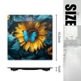 thumbnail image 2 of High Precision Body Weight Scale Smart Bathroom Scales with Large LCD Display(400lbs),Decorative for Bedroom-Sunflowers Surrounded By Butterflies, 2 of 4